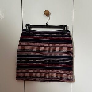 Hollister Striped Mini Skirt
